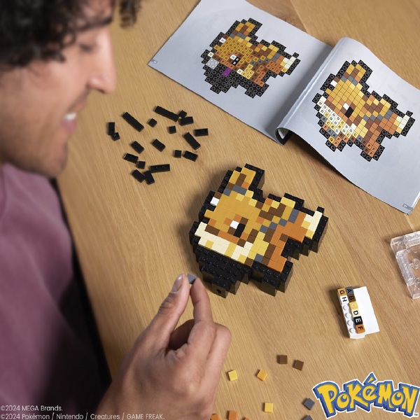 Pixel Art Pokémon Evoli - Mega Bloks