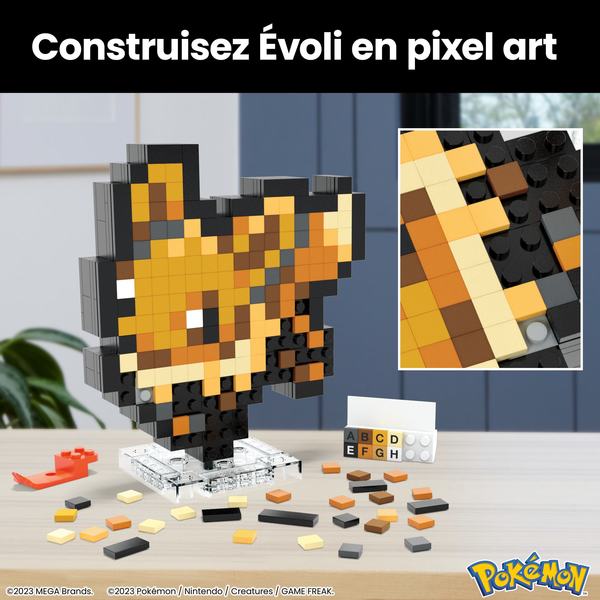 Pixel Art Pokémon Evoli - Mega Bloks