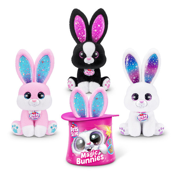 Peluche lapin Magic Bunny Pets Alive (modèle aléatoire)