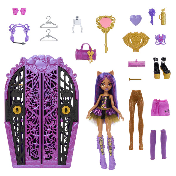 Coffret Casier Secret Skulltimates Secrets Monster High - Clawdeen Wolf