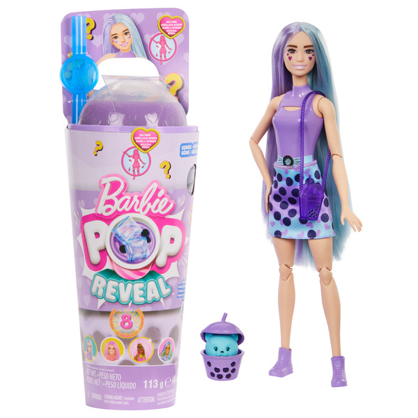 Poupée Barbie Pop Reveal Bubble Tea - Lait De Taro