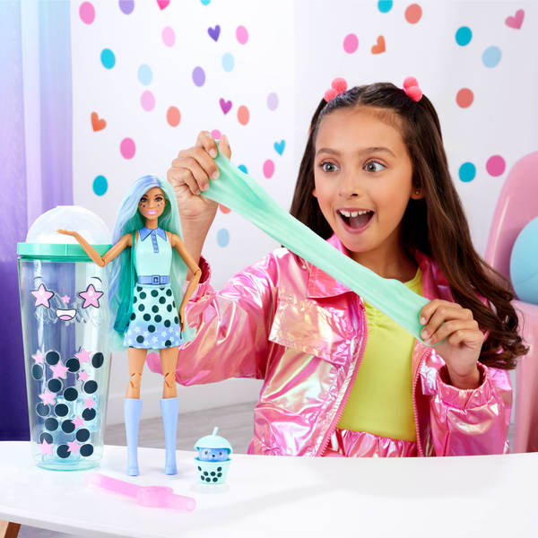 Poupée Barbie Pop Reveal Bubble Tea - Thé Vert