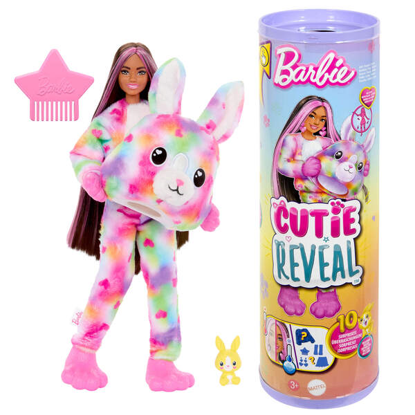 Poupée Barbie Cutie Reveal - Lapin multicolore