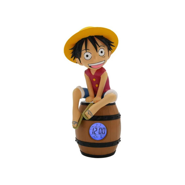 Réveil lumineux One Piece - Luffy sur tonneau