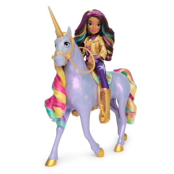 Licorne Wildstar à fonctions et poupée Sophia - L École des Licornes 