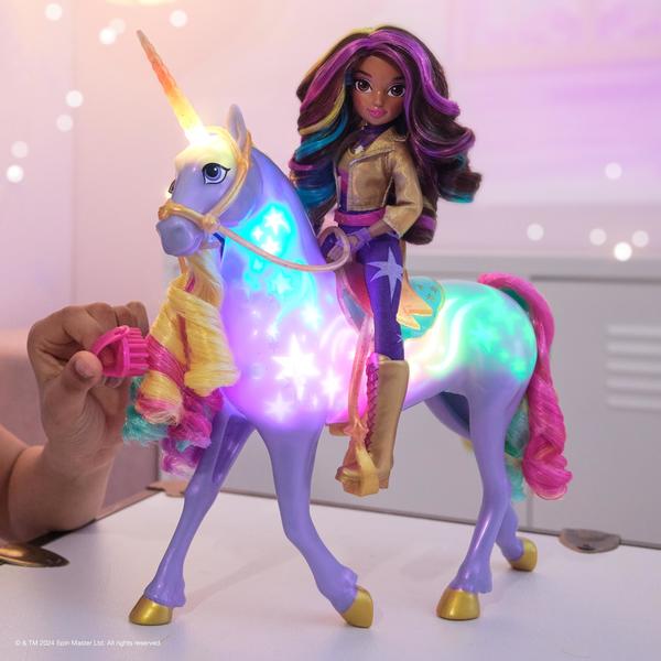 Licorne Wildstar à fonctions et poupée Sophia - L École des Licornes 