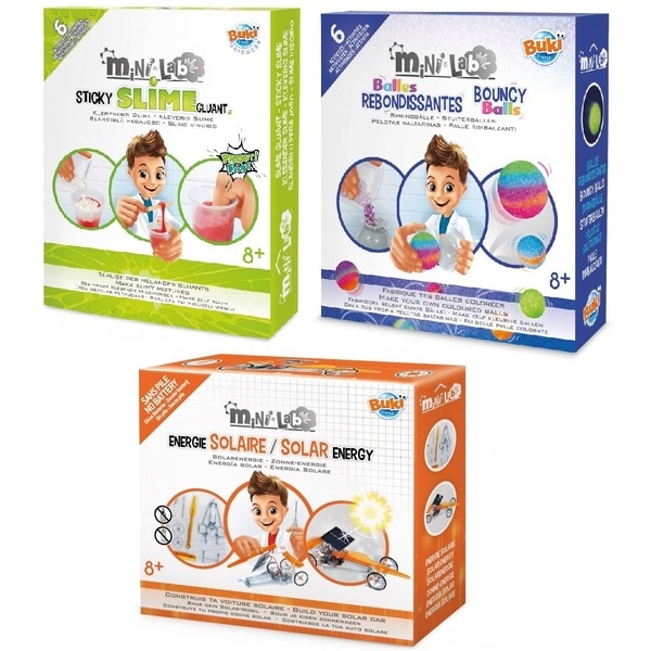 Pack 3 jeux scientifiques - Slime, balles rebondissantes et énergie solaire