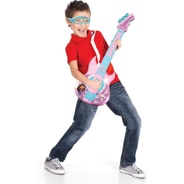 Guitare électronique lumineuse avec micro Gabby et la Maison magique