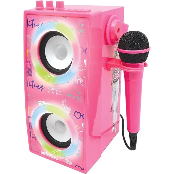 Enceinte LED bluetooth avec micro - Barbie