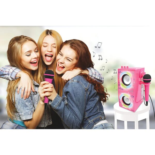 Enceinte LED bluetooth avec micro - Barbie