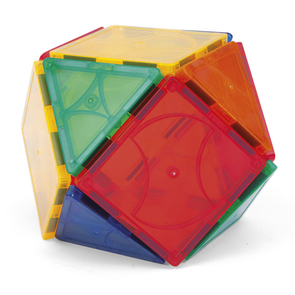 Jeu de construction tuiles magnétiques