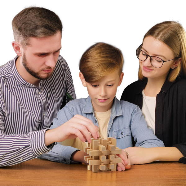 Casse-tête 3 puzzles en bois