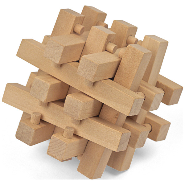 Casse-tête 3 puzzles en bois