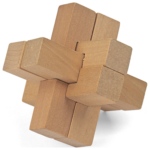 Casse-tête 3 puzzles en bois