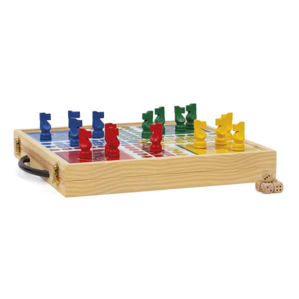 Mallette de 100 jeux en bois