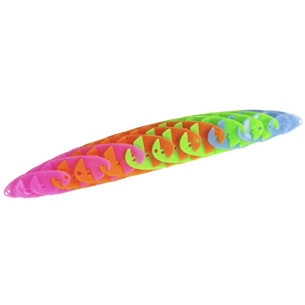 Fidget flex worm rainbow- jouet flexible arc-en-ciel 10 cm