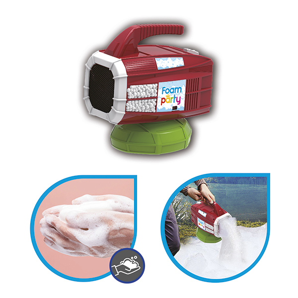 Machine à mousse pour fêtes avec solution