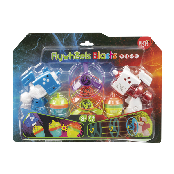 Coffret 2 pistolets lanceurs toupies