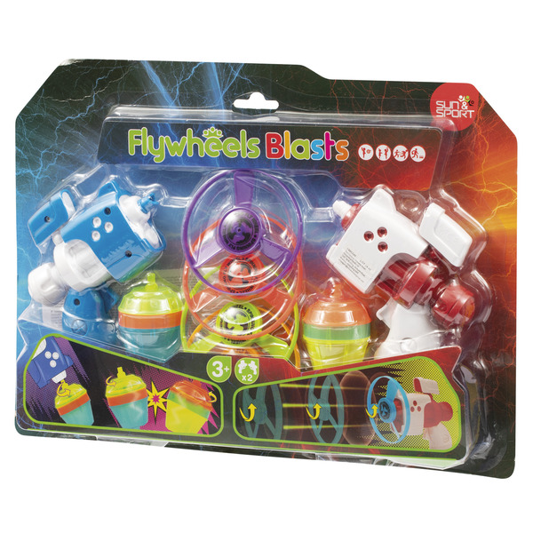 Coffret 2 pistolets lanceurs toupies