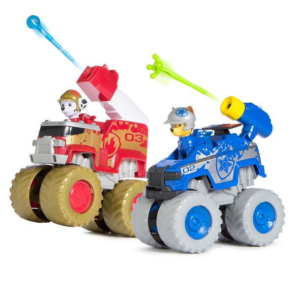 Véhicule et figurine métallique Rescue Wheels Marcus et Chase - La Pat Patrouille