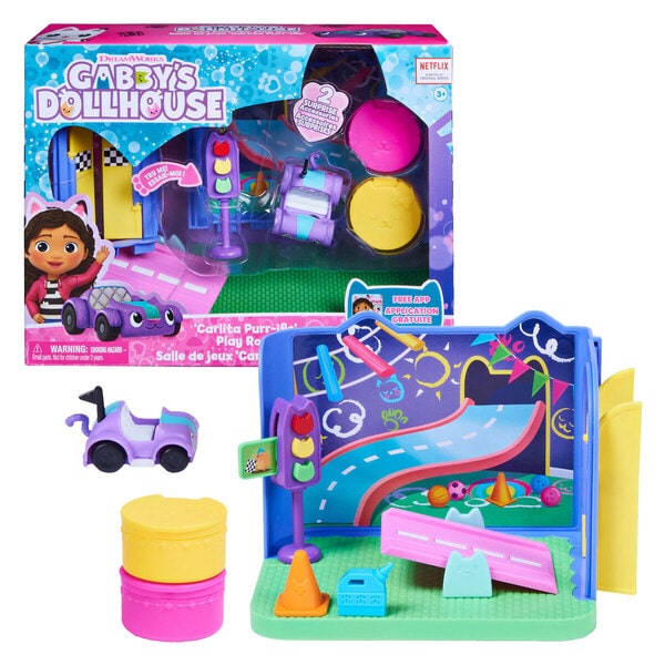 Playset Deluxe Salle de Jeux Carlita Kattastic - Gabby et la Maison Magique