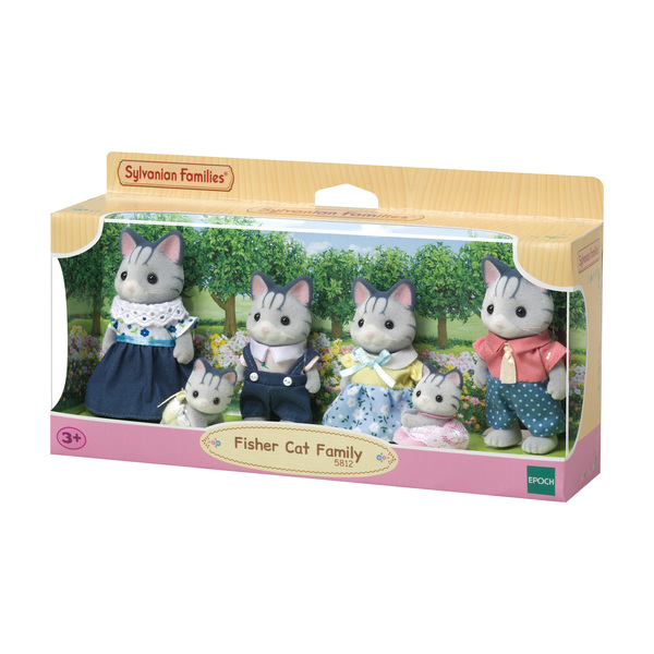 Sylvanian Families - 5812 - La famille chat pêcheur