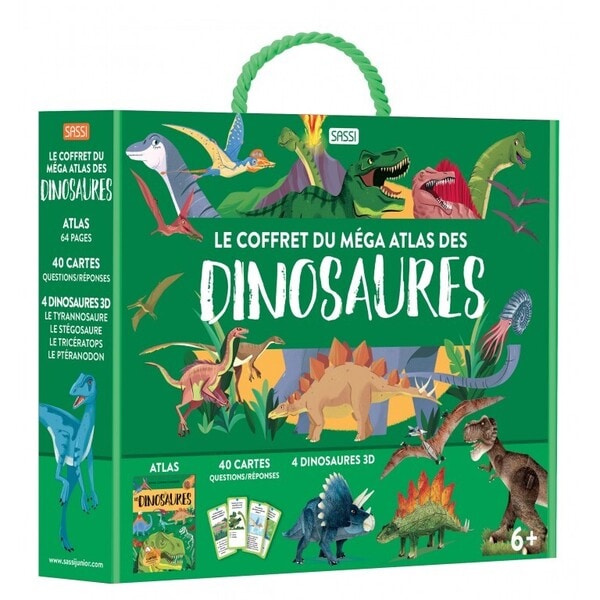 Le coffret du méga atlas des dinosaures