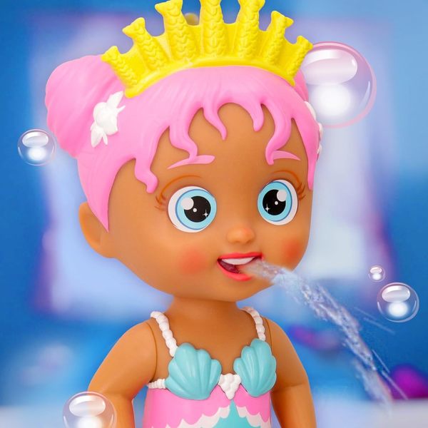 Poupée de bain sirène scintillante