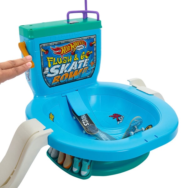 Finger Skatepark Toilettes - Hot Wheels