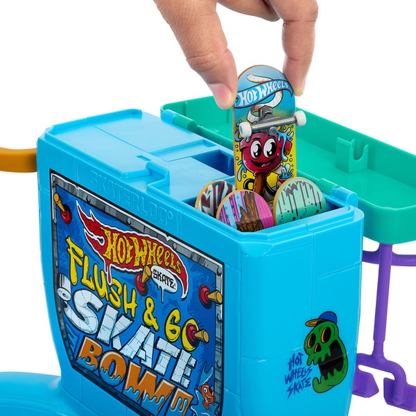 Finger Skatepark Toilettes - Hot Wheels