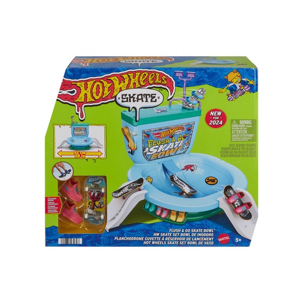 Finger Skatepark Toilettes - Hot Wheels