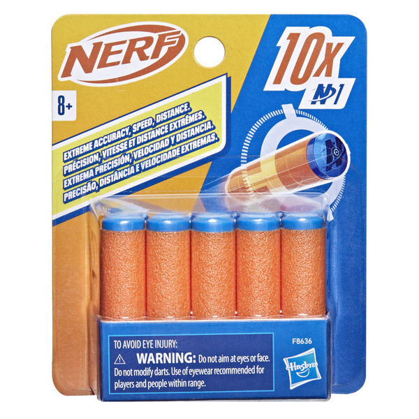 Recharge 10 fléchettes Nerf N Series N1