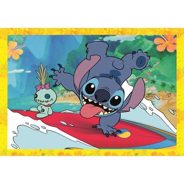 Coffret 4 puzzles Stitch