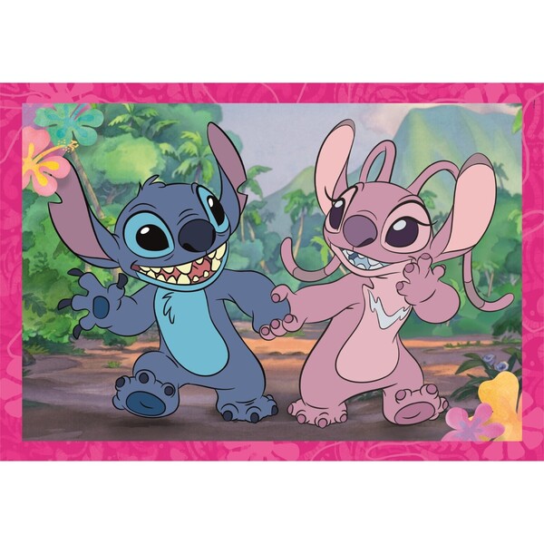 Coffret 4 puzzles Stitch