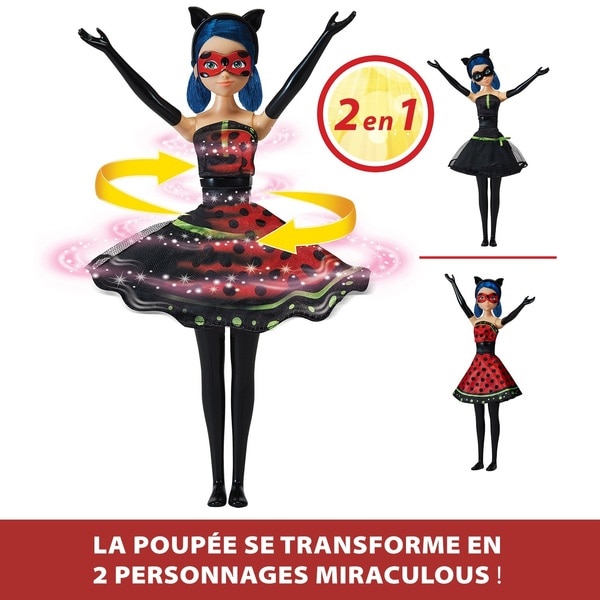 Poupee Ladybug transformation 26 cm Miraculous