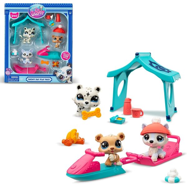 Littlest PetShop - Pack de 3 pets Neige