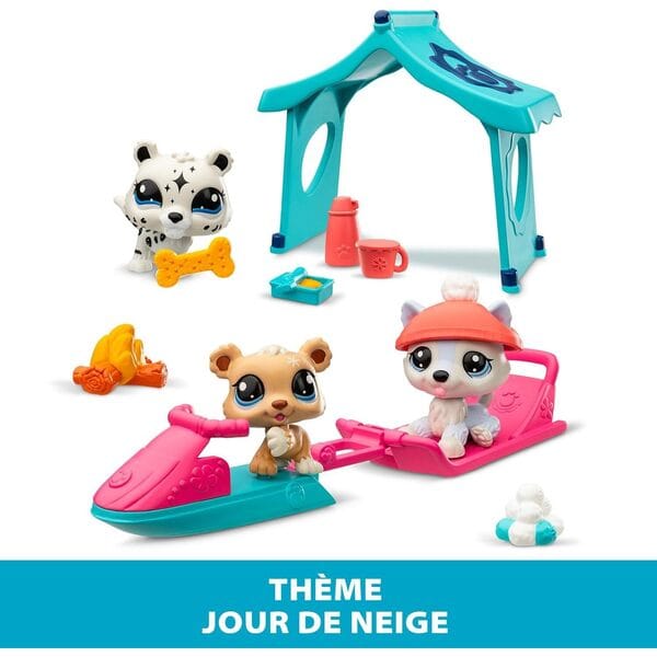 Littlest PetShop - Pack de 3 pets Neige