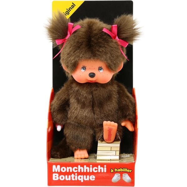 Peluche Monchhichi Original Fille 20 cm