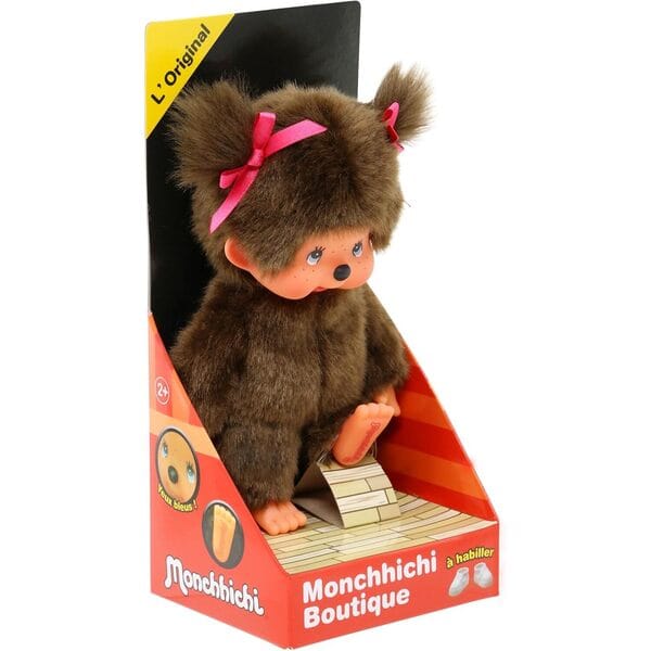 Peluche Monchhichi Original Fille 20 cm