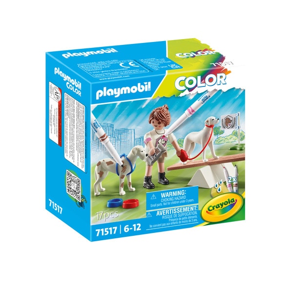 71517 - Playmobil Color - Educatrice avec chiens