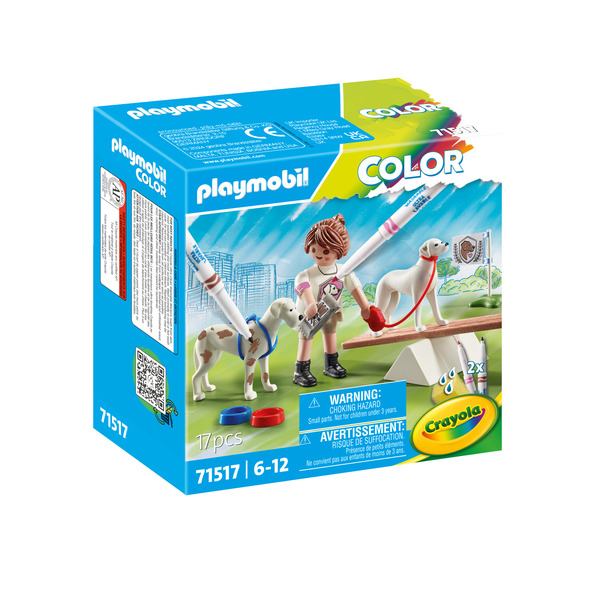 71517 - Playmobil Color - Educatrice avec chiens