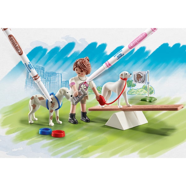 71517 - Playmobil Color - Educatrice avec chiens