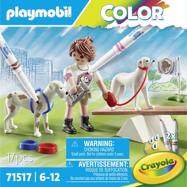 71517 - Playmobil Color - Educatrice avec chiens