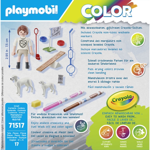 71517 - Playmobil Color - Educatrice avec chiens