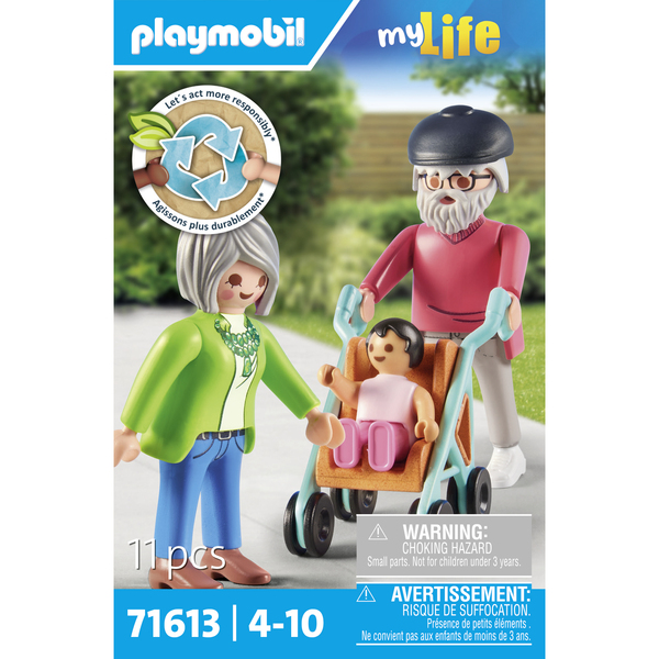 71613 - Playmobil My Life - Grands parents avec bébé