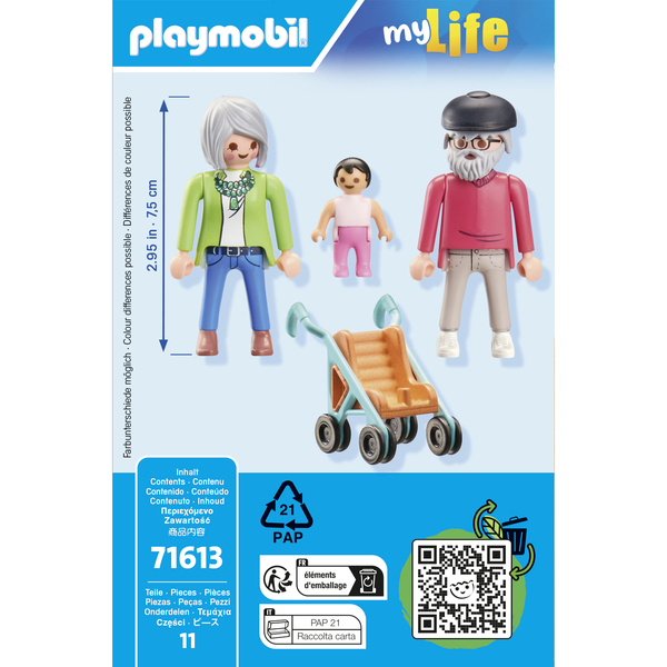 71613 - Playmobil My Life - Grands parents avec bébé