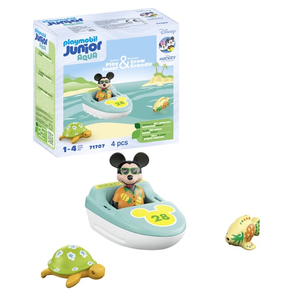 71707 - Playmobil Junior Aqua - Mickey avec bateau