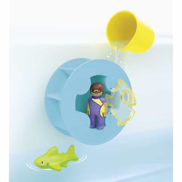 71688 - Playmobil Junior Aqua - Roue aquatique avec bébé requin