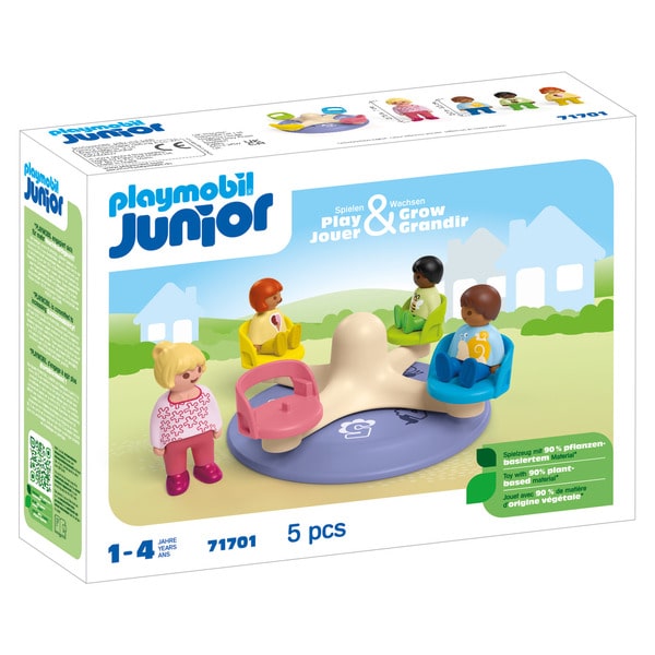 71701 - Playmobil Junior - Enfants et tourniquet