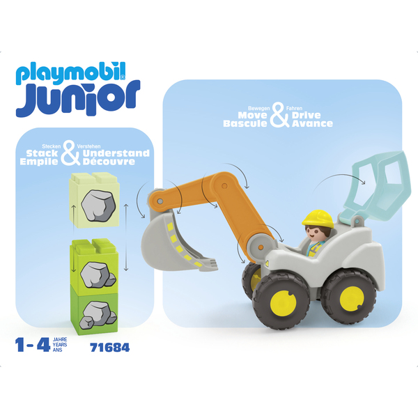 71684 - Playmobil Junior - Pelleteuse